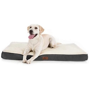Bedsure Large Orthopedic Foam Dog Bed for Small, Medium, Large and Extra Large Dogs/Cats Up to 50/75/100lbs - Orthopedic Egg-Crate Foam with Removable Washable Cover - Water-Resistant Pet Mat