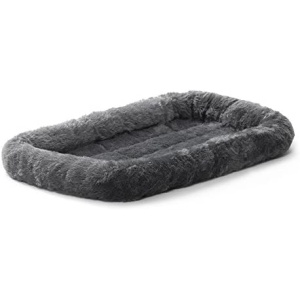 MidWest Bolster Pet Bed | Dog Beds Ideal for Metal Dog Crates | Machine Wash & Dry