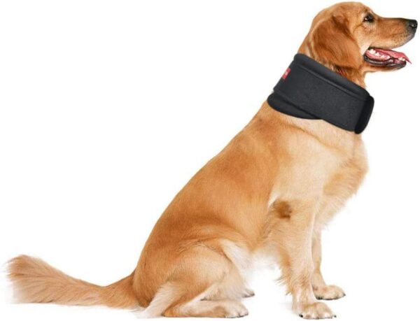 BUVUB Dog Protective Collar Neck Brace for After Surgery – Comfy and Not Block Vision to Prevent Pets from Anti-Bite Lick Wound Healing, Wounds and Rashes, E-Collar & Cone Collar Alternative