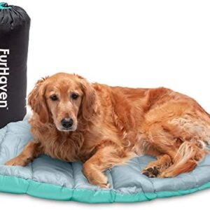 Furhaven Trail Pup Outdoor Travel & Camping Pillow Dog Beds for Small/Medium/Large Dogs & Cats, Includes Stuff Sack - Multiple Sizes & Colors