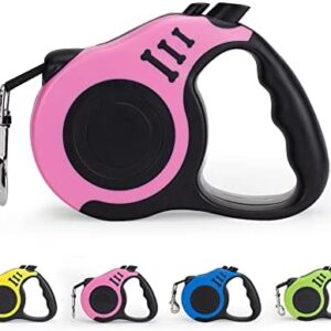 LIEVUIKEN Retractable Dog Leash Automatic Telescopic Tractor Dog Rope, Pet Rope 10/16 FT Durable and Convenient, with Non-Slip Handle, Suitable for Small and Medium-Sized Dogs