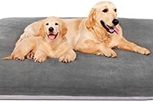 Magic Dog Super Soft Large Dog Bed Orthopedic Foam Pet Beds for Medium, Large, and Jumbo Dogs, Dog Sleeping Mattress with Removable Washable Cover and Anti Slip Bottom, Multiple Colors