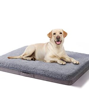 Sleemon Orthopedic Big Dog Bed for Large and Old Dogs, Dog Bed with Removable and Water-Resistant Cover, Non-Slip Bottom