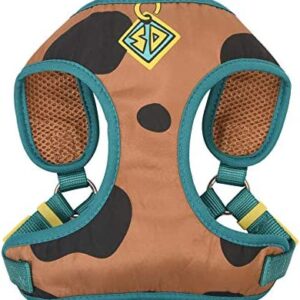 Warner Brothers Scooby-Doo Dog Harness | Soft and Comfortable Dog Harness | Scooby Doo Dog Harness No Pull Tan and Blue Dog Harness | Cute Dog Harnesses for All Dogs