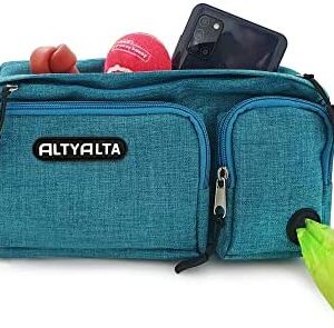 ALTYALTA EZ Dog Treat Pouch, Easily for Walking with Dogs, Men & Women, Unisex, Fanny Pack and Waste Bag Dispenser, Large Capacity, Gift for Dog Mom and Dad
