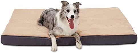 BDEUS Dog Beds for Large Dogs Orthopedic Dog Beds with Removable Washable Cover, Anti-Slip Bottom, Egg Crate Foam Pet Bed Mat, Suitable for 50 lbs to 100 lbs