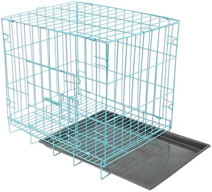 Balacoo Pet Folding Cage Pet Collapsible Dog Cage Suitable for Puppy Cat Rabbit Indoor Ourdoor Portable Pet Cage, Small Size, 35CM