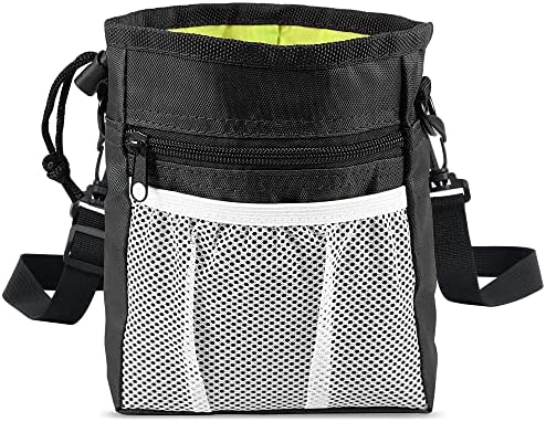 BesWlz - Dog Treat Pouch, Dog Training Treat Pouch for Pet Training Small to Large Dogs, Dog Treat Bag with Waist Belt Shoulder Strap Poop Bag Dispenser