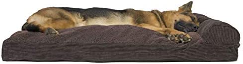 Furhaven Pillow Chaise Lounge Pet Beds for Small/Medium/Large Dogs & Cats - Multiple Styles & Colors