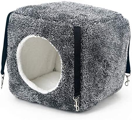 GPPZM Premium Comfort Plush Cave and Pet BedCute Soft Sponge Dog House Bed Warm Cushion Basket