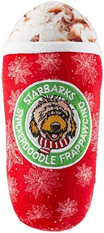 Haute Diggity Dog Starbarks Coffee Collection | Unique Squeaky Parody Plush Dog Toys – Canine Caffeine Your Dog Can Handle!