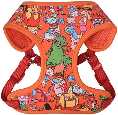 Nickelodeon All Stars Dog Harness for All Sized Dogs - No Pull Dog Harness Vest - Nickelodeon for Pets Dog Harness, Rugrats, Hey Arnold, and More - Puppy Harness, Cute Dog Harness, Pet Harness