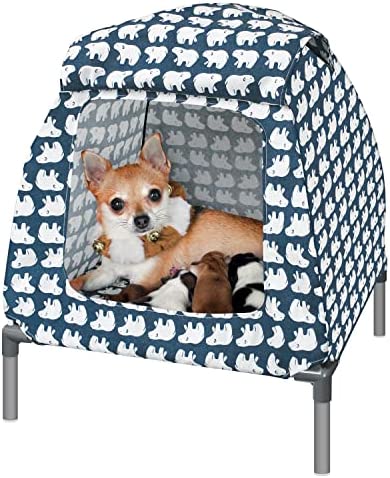 Small Dog House Indoor-Covered cat Bed cave cat hut Rabbit Bed ＆ Small Animal Bed