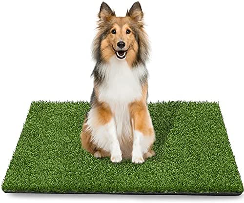 TAOAT Fake Grass Pee for Dog Artificial Grass Rug Pad for Puppy Potty Washable Grass Mat for Pet Training with Drainage Hole and Easy to Clean