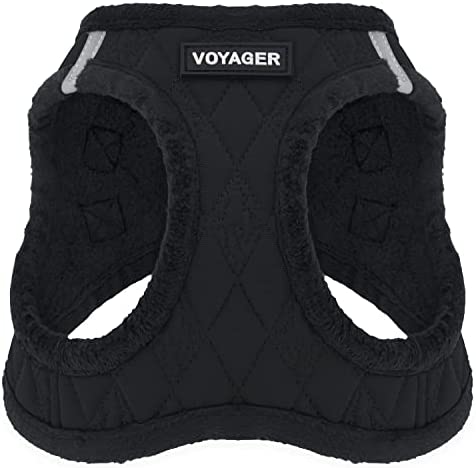 Voyager Step-in Plush Dog Harness - Soft Plush - Step in Vest Harness for Small and Medium Dogs by Best Pet Supplies
