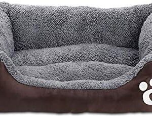 AsFrost Dog Bed Super Soft Pet Sofa Cats Bed,Non Slip Bottom Pet Lounger,Self Warming and Breathable Pet Bed Premium Bedding