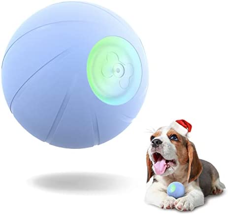 Cheerble Smart Interactive Dog Toy, Wicked Ball PE, Automatic Moving Bouncing Rotating Ball, Active Rolling Ball for Medium Large Dogs Boredom, Peppy Pet Ball with Lights, Fun Birthday Gift