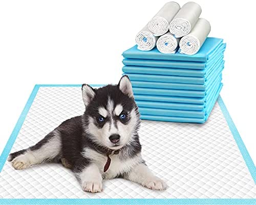 Deep Dear Pet Training and Puppy Pads 24"x24", Regular Super Absorbent Pee Pads for Dogs, Leak-Proof Potty Training Pads for Puppies, Cats, Rabbits, Disposable Pet Pads for Housetraining 75-Count