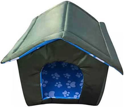 ESiiFuu Cat House Outdoor Waterproof Dog House Foldable Pet Tent for Puppy Cat Beds Nest, Cat House, Cat Outside House, Dog House Outdoor