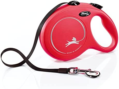Flexi New Classic Tape Retractable Leash, Red, Large/26'