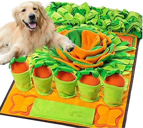 Snuffle Mat,Feeding Mat for Dogs,Sniff Mat Interactive Dog Puzzle Toys,Encourages Natural Foraging Skills,Great for Stress Release ,for Large Medium Breed