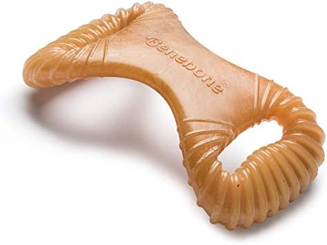Benebone Dental Durable Dog Chew Toy for Aggressive Chewers, Real Chicken, Made in USA, Medium