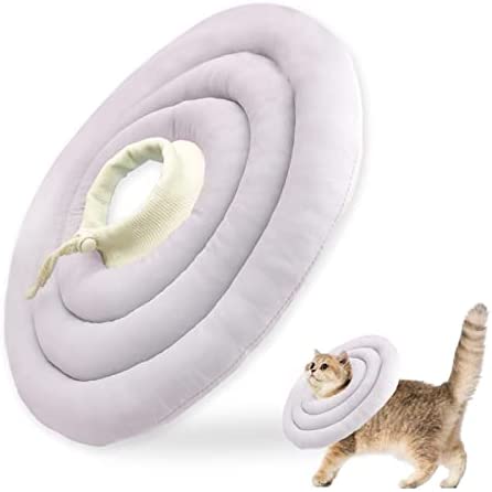 Dog Cone Collar Neck Donut, Elizabeth Recovery Collar for Cat / Dog / Puppies After Surgery Cone to Stop Licking, Medium Size