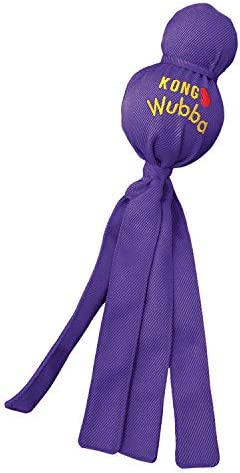KONG - Wubba - Dog Tug of War and Fetch Toy (Assorted Colors) - for Small Dogs
