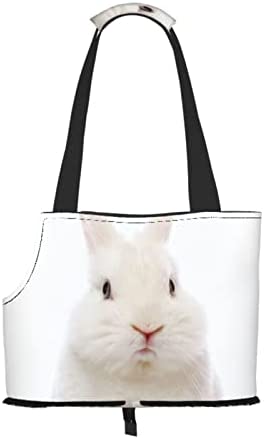 Soft Sided Travel Pet Carrier Tote Hand Bag Grey-Bunny-Rabbits Portable Small Dog/Cat Carrier Purse