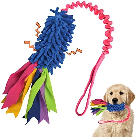 wodoca Dog Tug Toy,Dog Toys for Aggressive Chewers Dog Rope Toy with Strong Squeak - Easy to GRAP Large Dog Chew Toy Ideal for Training for Puppy, Middle Dog Play,Hand Made