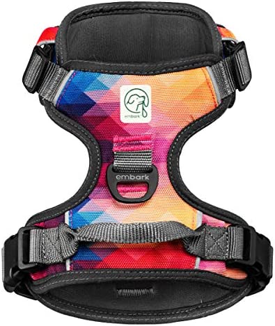 Embark Urban Small Dog Harness – Stop Your Dog Pulling, No Pull Dog Harnesses for Small, Medium & Large Dogs or Puppy. Soft, Comfortable, Size Adjustable Dog Vest Harness with Handle