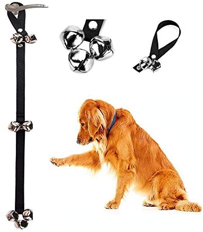 LVYOUIF Dog Doorbells Puppy Bells for Dog Training and Housebreaking Your Doggy Premium Quality - 7 Extra Large Loud 1.4 DoorBells Adjustable Length