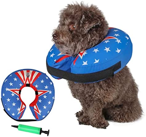 balancepaw Soft Cones for Dogs After Surgery, Protective Inflatable Collar for Dogs and Cats, Adjustable Inflatable Dog Cone