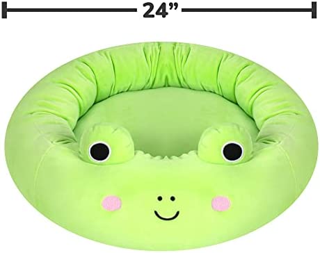 Squishmallows 24-Inch Wendy Frog Pet Bed – Medium Ultrasoft Official ...