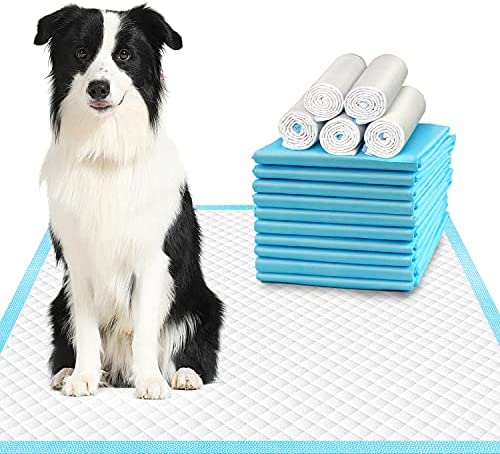 Deep Dear XLarge Dog Pads 28"x34", Puppy Pads for Potty Training, Heavy Absorbency Pee Pads for Dogs, Dog Potty Pads for Pups, Kittens, Rabbits, Quick Drying & No Leaking Pet Pads for Housetraining
