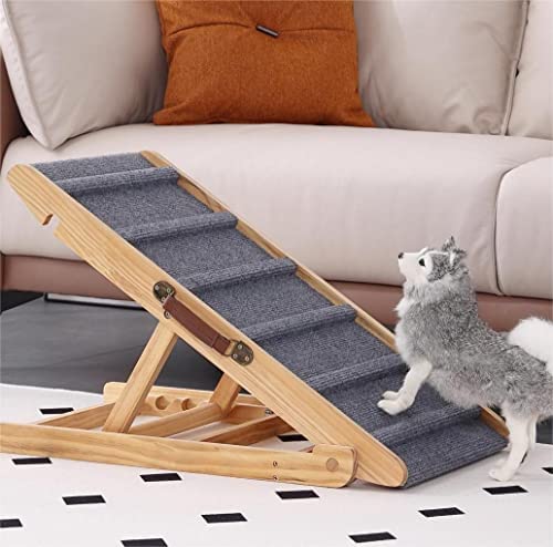 Dog Cat Pet Ramp Stairs for Bed Car Couch Portable,Dog Ramps for High Beds,Pet Ramp for Medium Small Dogs, Ramp for Dogs to get on Bed