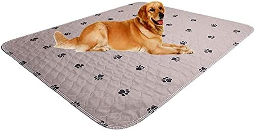 SincoPet Washable Dog Pee Pads with Puppy Grooming Gloves,Puppy Pads,Reusable Pet Training Pads,Large Dog Pee Pad,Waterproof Pet Pads for Dog Bed Mat,Super Absorbing Whelping Pads