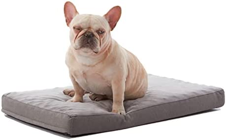 WATANIYA PET Medium Dog Bed for Medium Dogs, 29 Inch Orthopedic Dog Crate Bed, Washable Dog Bed with Removable Cover, Waterproof Pet Sleeping Bed Mats with Anti-Slip Bottom