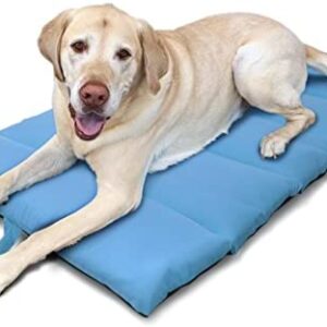 Outdoor Dog Beds for Large Dogs Waterproof - Portable Dog Bed for Camping,Hiking,Cottage and Beach,Water Resistant Dog Bed with Storage Carry Bag